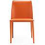 3_Paris Coral Saddle Leather Dining Chairs Set of 2 more views