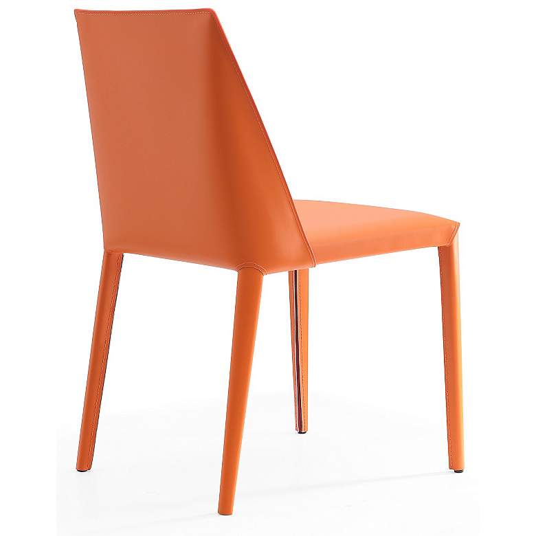 Image 6 Paris Coral Saddle Leather Dining Chairs Set of 2 more views