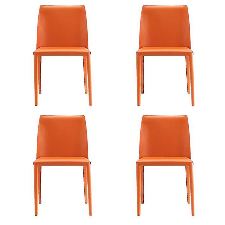 Image 1 Paris Dining Chair in Coral (Set of 4)