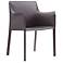 Paris Grey Saddle Leather Armchair