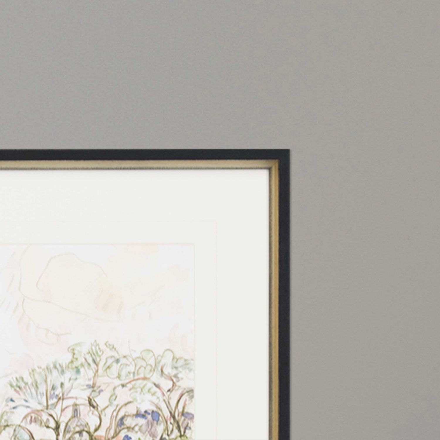 Image 3 Paris Le Place Dauphine 33"W x 27"H Framed Art more views