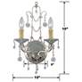 3_Paris Market 2 Light Silver Leaf Sconce more views