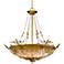 Parisian Collection 25" 6-Light Silver Leaf Crystal Pendant