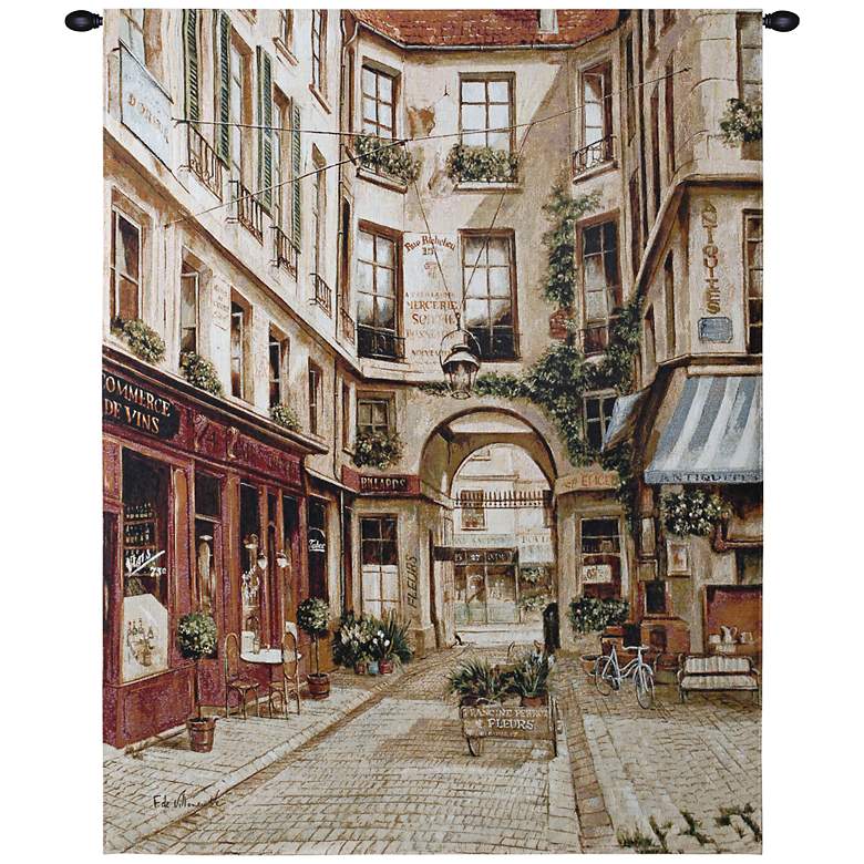 Image 1 Parisian Promeande I 53 inch High Wall Tapestry