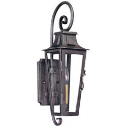 Parisian Square 19" High Aged Pewter Outdoor Wall Light
