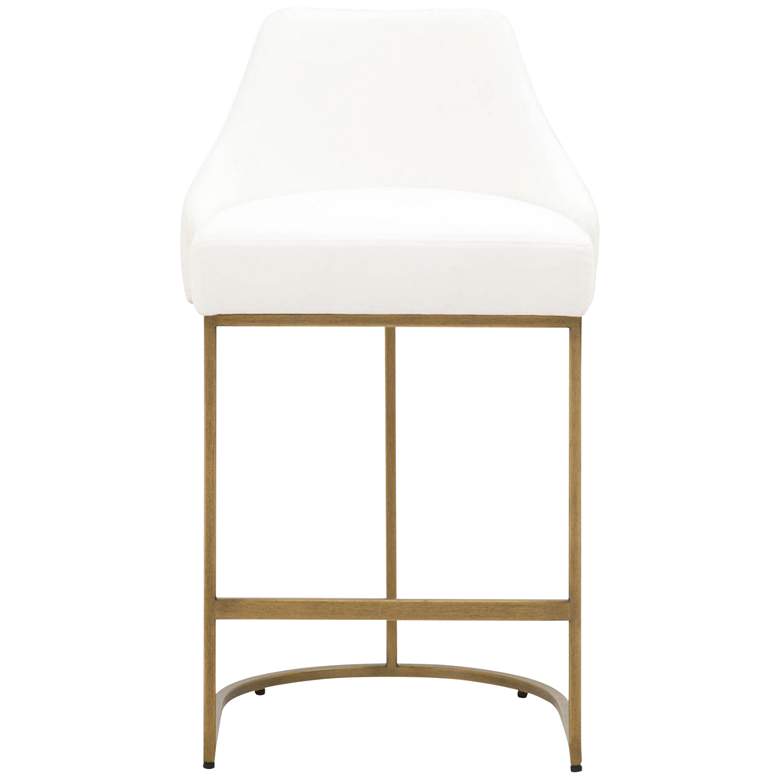 Image 2 Parissa 26" Peyton-Pearl and Gold Counter Stools Set of 2 more views