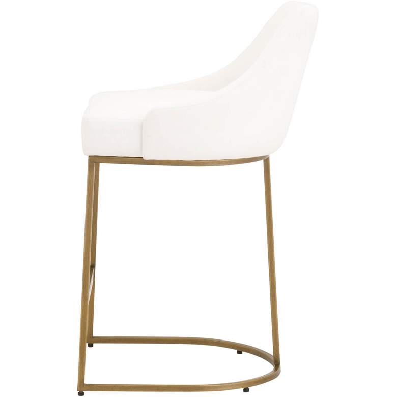 Image 3 Parissa 26" Peyton-Pearl and Gold Counter Stools Set of 2 more views