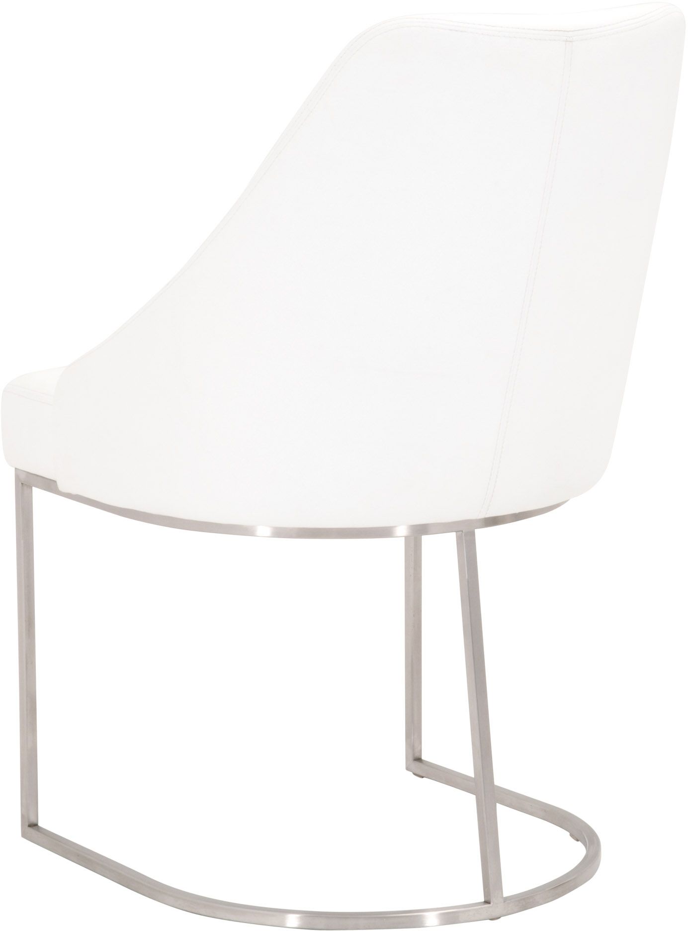 pure white dining chairs