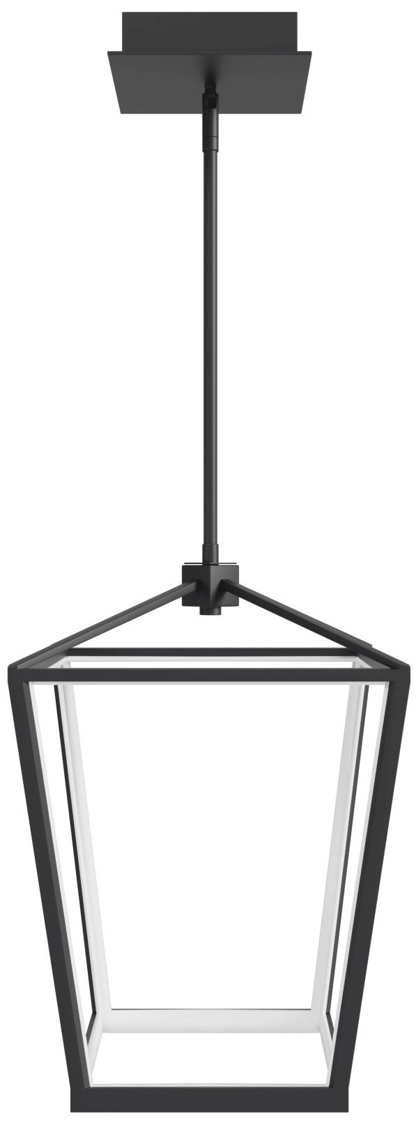 Park Ave. 13"W Carriage LED Pendant in Black