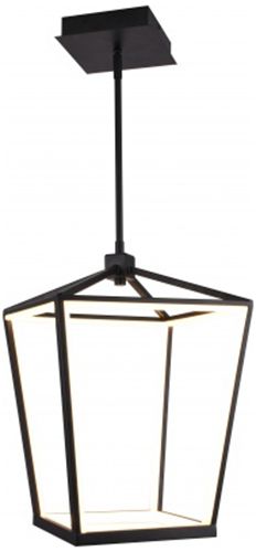 Image 2 Park Ave. 13"W Carriage LED Pendant in Black more views