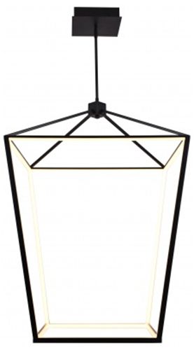 Image 3 Park Ave. 30"W Carriage LED Pendant in Black more views