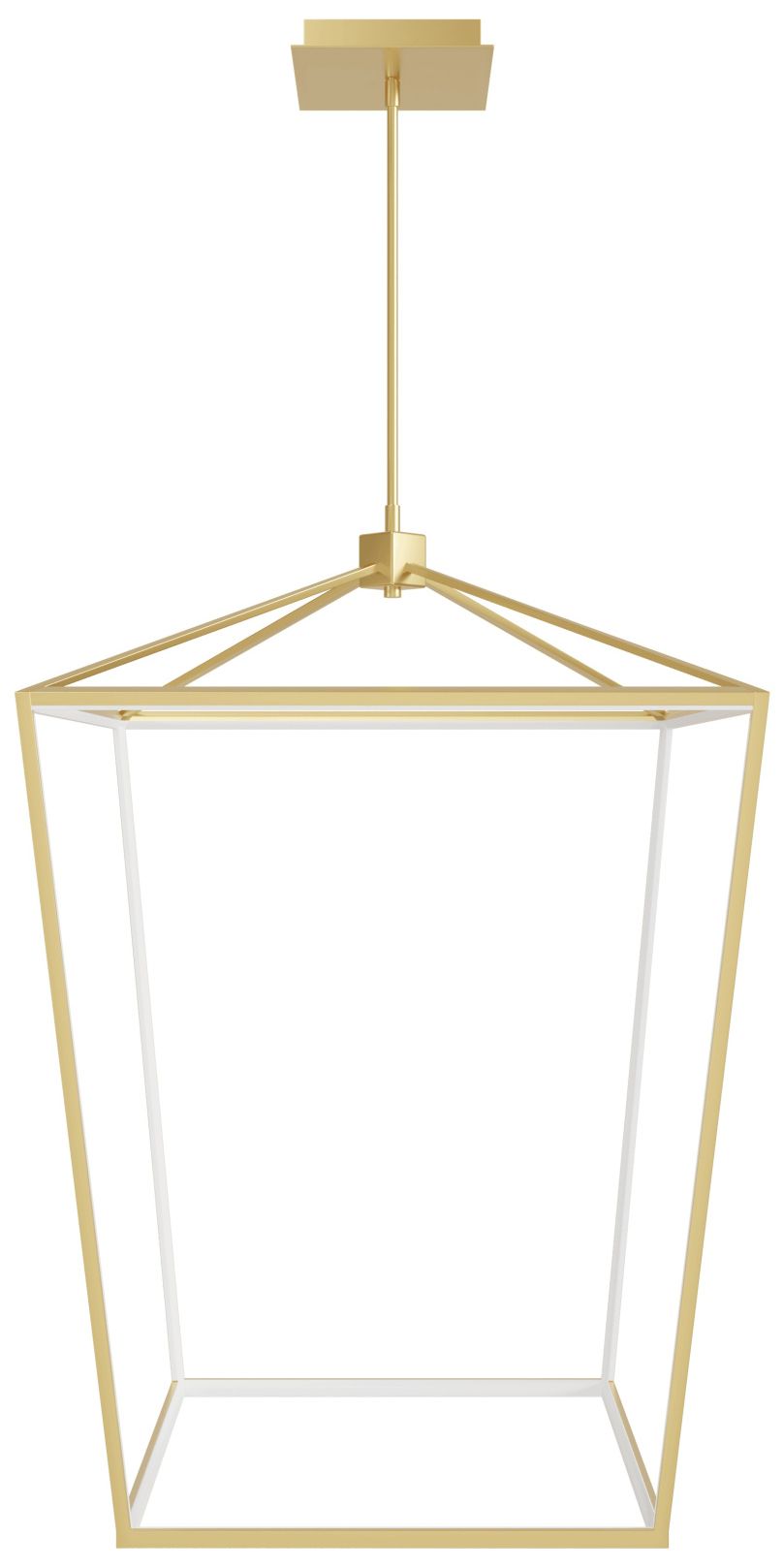 Park Ave. 30"W Carriage LED Pendant in Gold