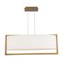 Thumbnail3 of Park Avenue 11.63"H x 30.63"W 1-Light Linear Pendant in Aged Bras more views