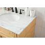 7_Park Avenue 32"W Natural Wood Single Sink Bathroom Vanity more views