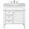 Park Avenue 32"W White 2-Drawer Single Sink Bathroom Vanity