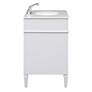 7_Park Avenue 32"W White 2-Drawer Single Sink Bathroom Vanity more views