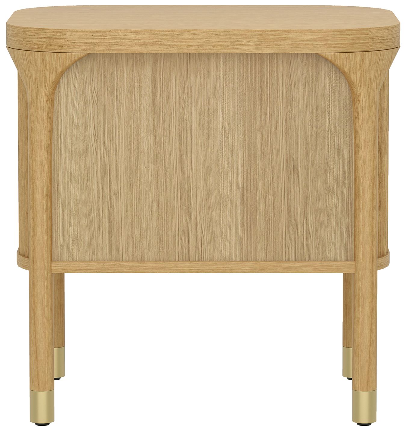 Park Contemporary 24" Nightstand in Natural (2-Drawer)