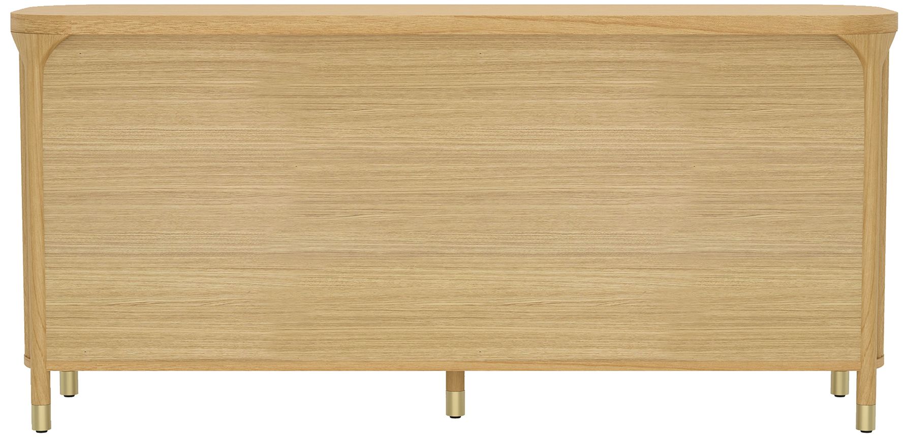Park Contemporary 68" Dresser in Natural (6-Drawer)