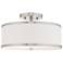 Park Ridge 13" Wide Brushed Nickel Drum Ceiling Light