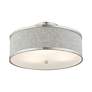 6_Park Ridge 15" Wide Brushed Nickel Drum Ceiling Light more views