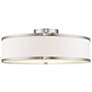3_Park Ridge 18" Wide Brushed Nickel Drum Ceiling Light