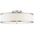 Park Ridge 18" Wide Brushed Nickel Drum Ceiling Light
