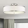 2_Park Ridge 18" Wide Brushed Nickel Drum Ceiling Light