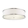 6_Park Ridge 18" Wide Brushed Nickel Drum Ceiling Light more views