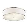 7_Park Ridge 18" Wide Brushed Nickel Drum Ceiling Light more views
