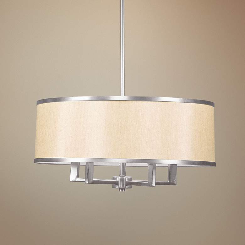 Image 1 Park Ridge 18 inch Wide Brushed Nickel Pendant Light