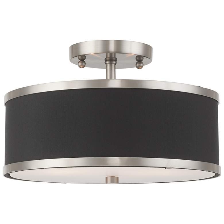 Image 1 Park Ridge 2 Light Brushed Nickel Ceiling Mount