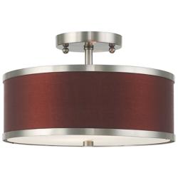 Park Ridge 2 Light Brushed Nickel Ceiling Mount