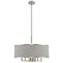 2_Park Ridge 24" Wide Brushed Nickel 7-Light Drum Chandelier