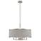 Park Ridge 24" Wide Brushed Nickel 7-Light Drum Chandelier