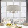 1_Park Ridge 24" Wide Brushed Nickel 7-Light Drum Chandelier