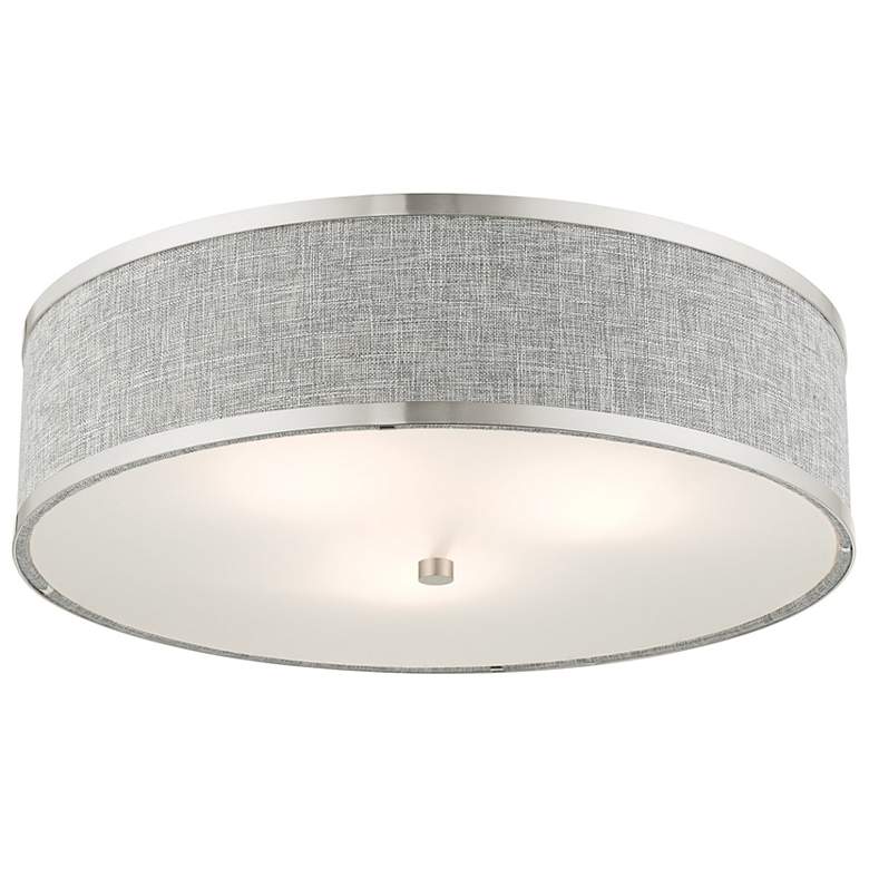 Image 6 Park Ridge 3 Light Brushed Nickel Semi Flush more views