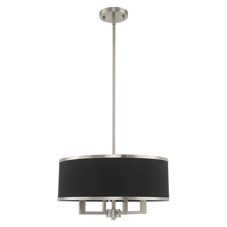 Image 3 Park Ridge 4 Light Brushed Nickel Pendant Chandelier more views