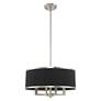 4_Park Ridge 4 Light Brushed Nickel Pendant Chandelier more views