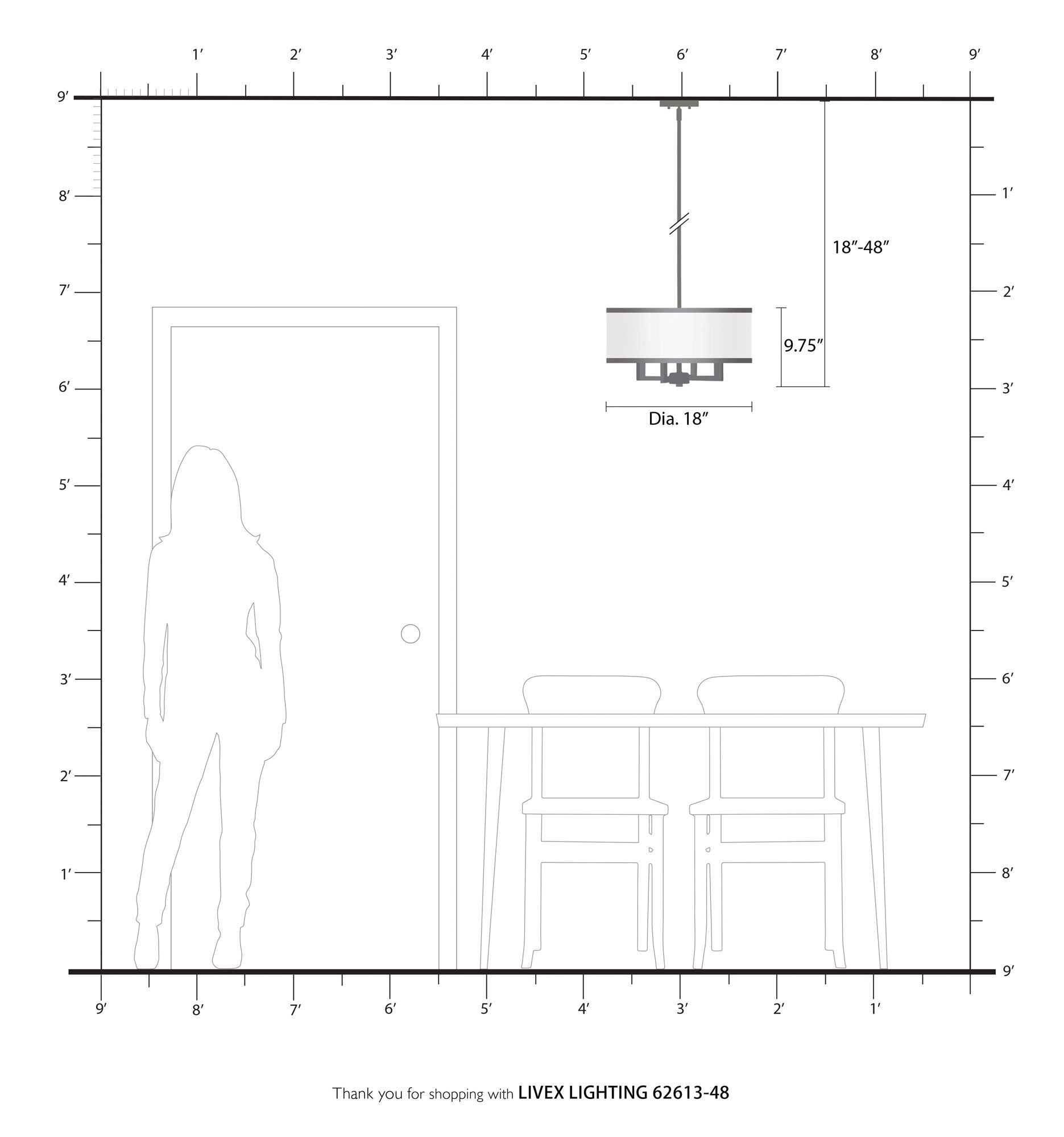 Park Ridge 4-Light Ceiling Pendant
