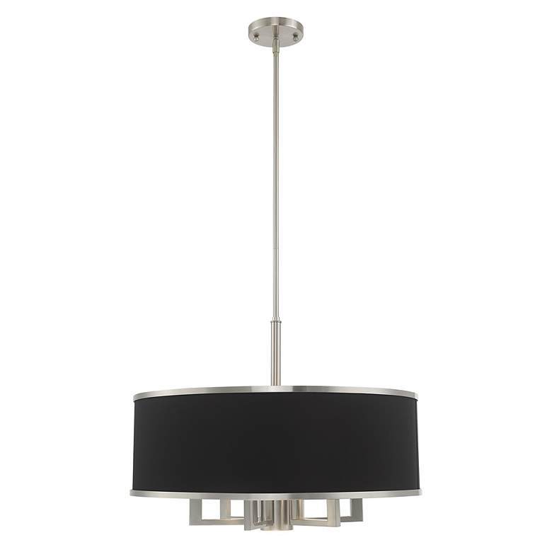 Image 5 Park Ridge 7 Light Brushed Nickel Pendant Chandelier more views