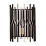 5_Park Row 1-Lt Sconce - Matte Black/French Gold more views