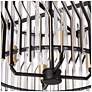 2_Park Row 4-Lt Semi-Flush - Matte Black/French Gold more views