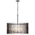 Park Row 8-Lt Pendant - Matte Black/French Gold