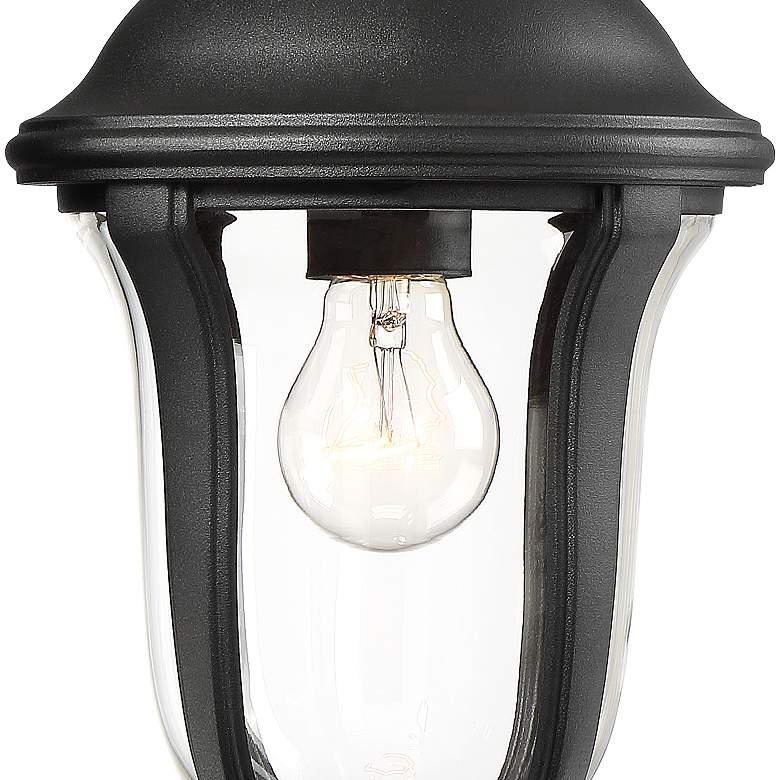 Image 4 Park Sienna 16 3/4 inch High Black Outdoor Wall Light Set of 2 more views