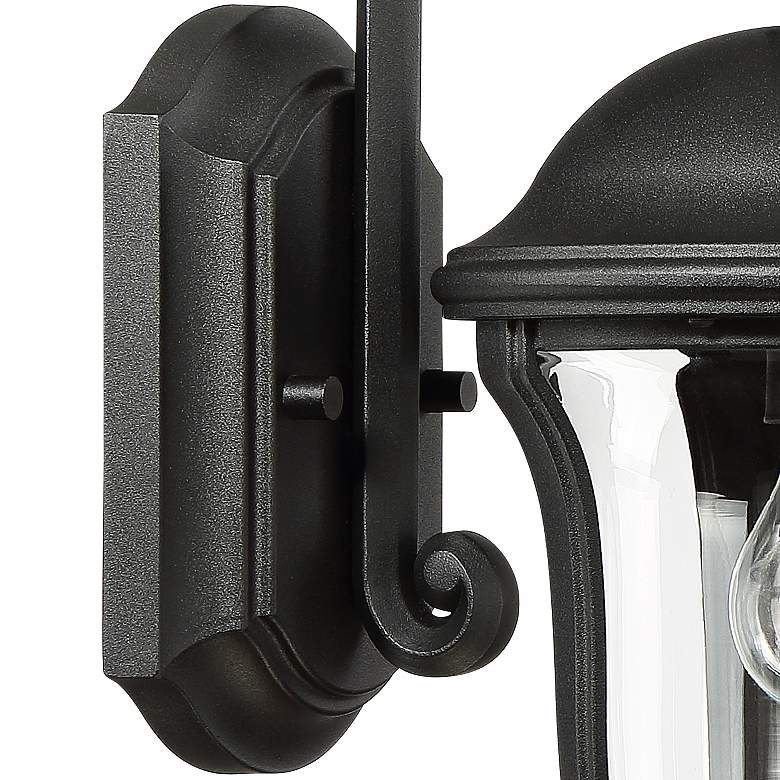 Image 5 Park Sienna 16 3/4 inch High Black Outdoor Wall Light Set of 2 more views
