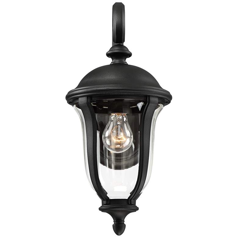 Image 6 Park Sienna 16 3/4 inch High Black Outdoor Wall Light Set of 2 more views