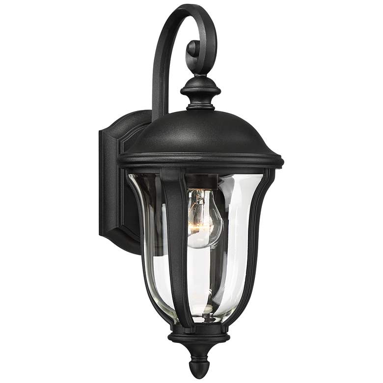 Image 2 Park Sienna 16 3/4 inch High Black Outdoor Wall Light