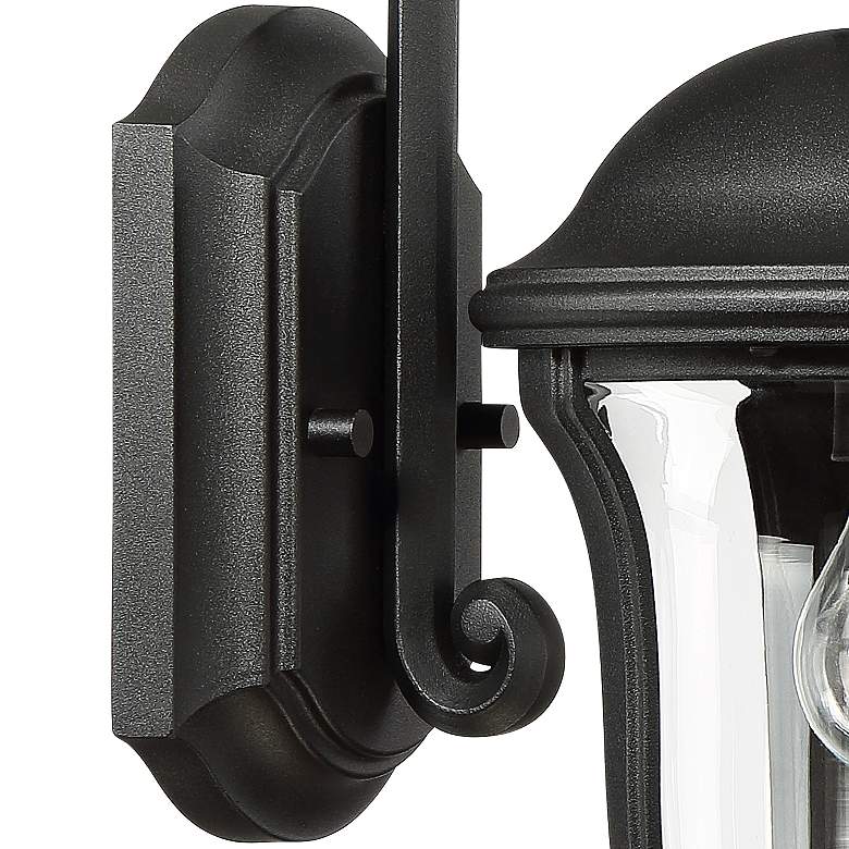 Image 5 Park Sienna 16 3/4 inch High Black Outdoor Wall Light more views