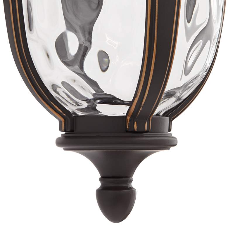 Image 4 Park Sienna 16 3/4 inch High Bronze and Glass Outdoor Wall Light more views