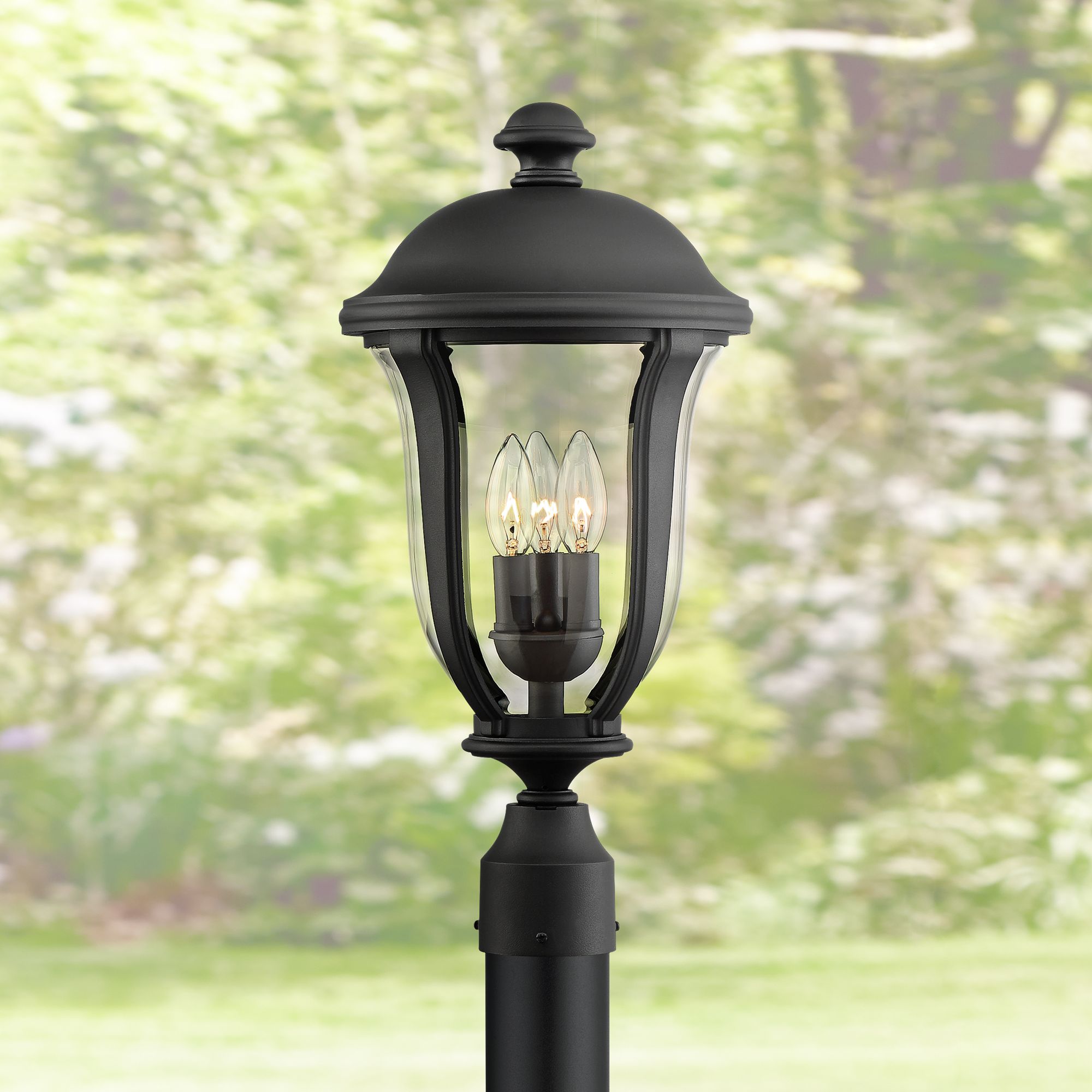 exterior light post fixture